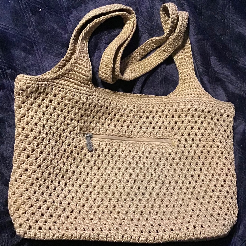 The SAK Raffia Woven  Shoulder Bag